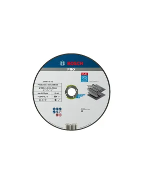 Disco de corte abrasivo PRO Stainless Steel and Metal, 230 x 1,9 x 22,23 mm, recto